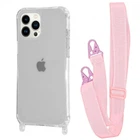 Чохол з ремінцем WAVE Clear Case with Strap для Apple iPhone 14 Pro pink sand