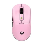 Мышь MEETION Wired + 2.4 G+Bluetooth Gaming mouse GW24 |6 Keys, 8000dpi, 30-60h, RGB| розовая