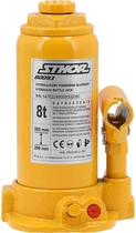 Домкрат гідравлічний пляшковий STHOR 8 т 200 - 385 мм (80093_v)