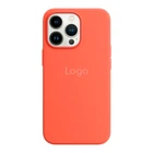 Чохол Silicone Case with MagSafe для iPhone 13 Pro Max Колір Nectarine