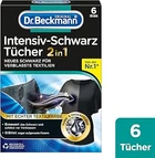 Серветки проти передачі та відновлення чорного кольору та тканини Dr. Beckmann Intensiv Schwarz Farb- & Schmutzfangtücher 6шт/уп