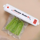Вакууматор для продуктов машина для вакуумации и запайки пакетов Vacuum Sealer Белый