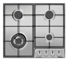 Варильна поверхня Hansa газова, 59см, чавун, нерж (BHGI63170)