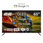Телевізор 65" 2E 2E-65A77Q QLED 4K 60Hz Smart Google TV Black