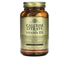 Цитрат кальцію з вітаміном D3, Solgar Calcium Citrate (120 таблеток)