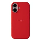 Чохол Premium Silicone Case Metal Buttons (AA) для iPhone 16 Колір Red