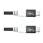 Кабель San Guan USB Type-C - USB Type-C (M/M) PD 100W, 40Gbps, 3 м Black (CA914135)