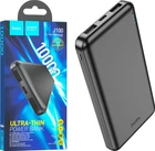 Зовнішній акумулятор (Power Bank) Hoco J100 10,5W 10000mAh LED Indicator 1C+Micro+2A Black (39075)