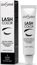 Краска для бровей и ресниц LeviSsime №1 Black Черный 15мл