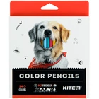 Набір кольорових олівців Kite Dogs K22-055-1, 24 кольори KITE