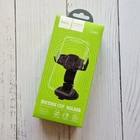 Автодержатель Hoco CA40 для телефона на панель / лобовое стекло Черный