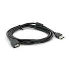 Удлинитель USB 2.0 Voltronic Q250 AM AF 2 м 1 феррит черный Пакет
