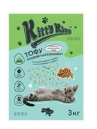 Наповнювач для котячого туалету Kitty Kiss Tofu соєвий тофу з ароматом свіжоскошеної трави 3 кг