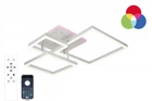 Світильник світлодіодний стельовий LUMINARIA GENNY SQUARE RGB 105W 4S WHITE