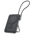 УМБ Choetech Magnetic Wireless 10000mAh 20W PD USB-C In/Out,Qi-15W,build-in cabel Black