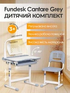 Дитяча парта FunDesk Cantare Grey зі стільчиком