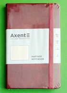 Книга записна Axent Partner Lux (8202-05-A), A5-, 125x195 мм, 96 аркушів, клітинка, тверда обкладинка, бордова