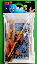 Набір з 4 предметів (блокнот, ручка, олівець, лінійка). Naruto Shippuden (NR24-S03). Kite
