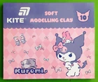 Пластилін восковий Kuromi (HK24-084), 10 кольорів, 200 г. Kite