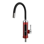 Кран электрический водонагреватель SDR-G16T-Red красный с черным гибким поворотным изливом и индикатором температуры (1055375)