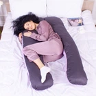 Подушка для беременных и отдыха MirSon Delicate Satin №8030 U-образная Lupine (2200006178682)