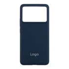 Чохол Liquid Silicone (AA) для Xiaomi Poco F6 Pro Колір 08.Dark Blue