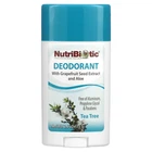 Дезодорант без алюмінію чайне дерево NutriBiotic 75 г