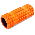 Ролер масажний циліндр (ролик мфр) 33см Grid Spine Roller Zelart FI-5712 помаранчевий