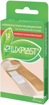 Лейкопластирi Luxplast Кровоспинні на полімерній основі 1.9х7.2 см 12 шт (8805178112034) - зображення 1