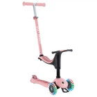 Дитячий самокат 3в1 Globber Go Up Sporty Lights пастельно-рожевий (452-710-4 S)