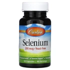Селен Carlson Labs (Selenium) 200 мкг 60 шт