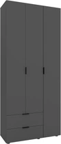 Шафа Metkas Home A013L 1000 x 420 x 2300 мм ЛДСП Антрацит (MA013L-A)