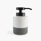 Диспенсер для жидкого мыла MBM MY HOME "Stockholm" 360 мл Белый/Серый (BA-44 WHITE/GRAY)