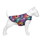 Куртка-накидка для собак WAUDOG Clothes Зубастые монстры XXS, длина спины 23 см, шея 14–20 см, грудь 29–36 см, арт. 501-4048