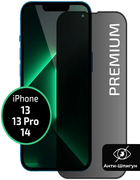 Захисне скло антишпигун для iPhone 13 pro iPhone 13 iPhone 14 iPhone 16e iPhone SE 4 на весь екран приватне скло Shieldy