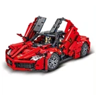 Спортивный автомобиль конструктор Ferrari красного цвета 1659 деталей (JDT-0848802)