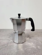 Гейзерная кофеварка Gusto Сomo GU-1000-9 450 мл 9 чашек серая