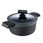 Кастрюля с крышкой MasterРro Gastro reeco BGMP-8106 20 см 2.7 л черная