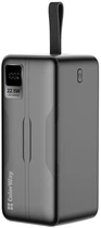 Універсальна мобільна батарея 50000mAh ColorWay Digital Display Black (USB QC3.0 + USB-C Power Delivery 22.5W)