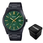 Мужские часы Casio MTP-VD03B-3A Черные ( AT1141-0386 )