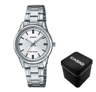 Женские часы Casio LTP-V005D-7A Серебристые ( AT1141-0010 )