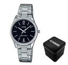 Женские часы Casio LTP-V005D-1B Серебристые ( AT1141-0004 )