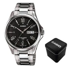 Мужские часы Casio MTP-1384D-1A Серебристые ( AT1141-0316 )