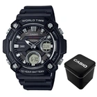 Мужские часы Casio AEQ-120W-1A Черные ( AT1141-0140 )