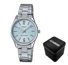 Женские часы Casio LTP-V005D-2B Серебристые ( AT1141-0006 )