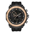 Часи наручні Sanda 6012 Black-Rose Gold
