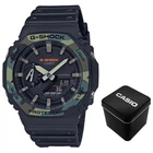 Мужские часы Casio GA-2100SU-1A Черные ( AT1141-0366 )