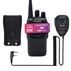 НабірРація Baofeng BF-888S + тангент Baofeng speaker mic + дод. батарея 1500 mAh чорний