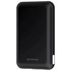 Портативна батарея Proove Vibe Energy Black 22,5 Вт 10000 мАг, літій-полімерний, бездротова зарядка, швидка зарядка, LED, Type C, чорний