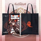 Эко сумка шоппер Genshin Impact "Ху Тао" 42х33 см 3DTOYSLAMP